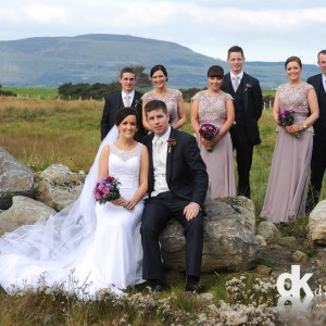Patricia Flynn and Seán O’Connell, wedding photography by david knight