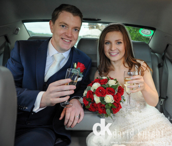 Fiona Kiernan and Niall Reilly wedding photography by David Knight