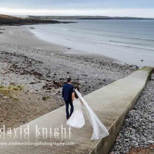 Beach wedding photo