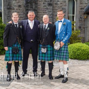 photo of kilts at wedding