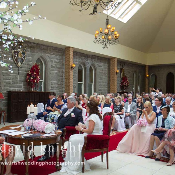 civil ceremony at Kilronan Castle