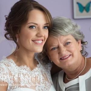 Bride and mum